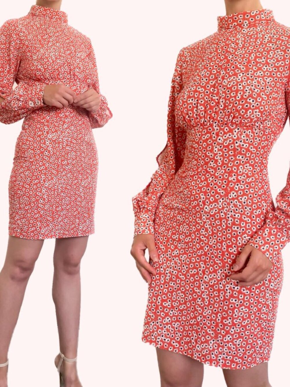 NWT Never Fully Dress Floral Open Sleeve Dress Size 10